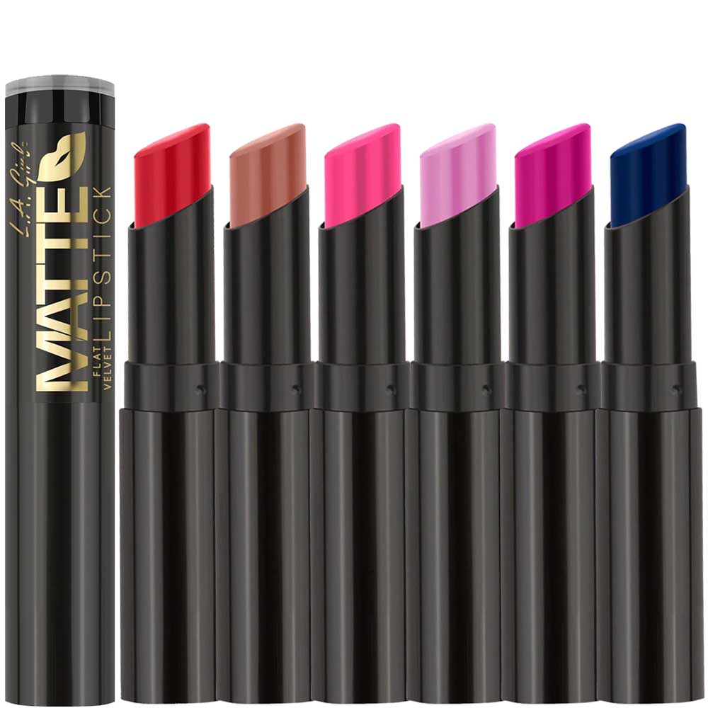 LA Girl Flat Velvet Matte Lipstick GLAMBEAUTY